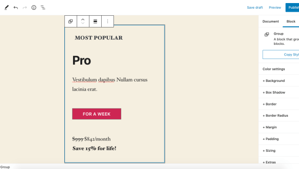 How to create a custom wordpress block