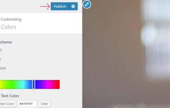 How to customize colors on your wordpress website