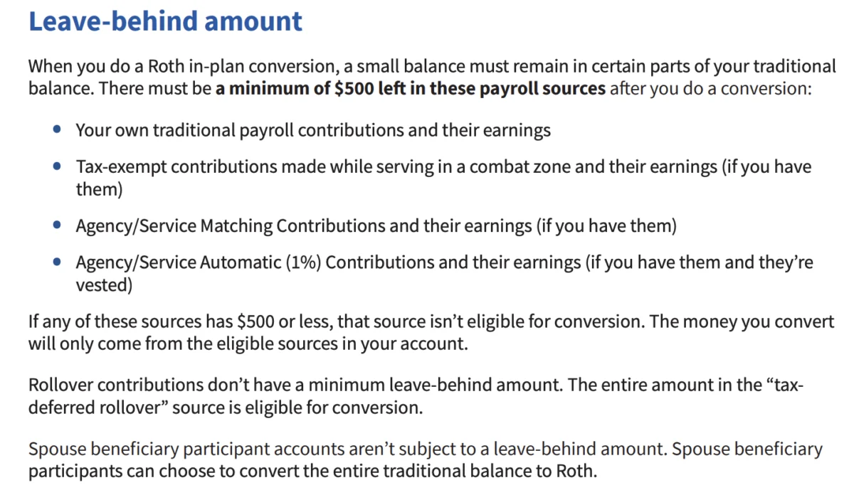 Federal Thrift Savings Plan Implements In-Plan Roth Conversions Marking a Significant Shift in Retirement Strategy for Federal Employees