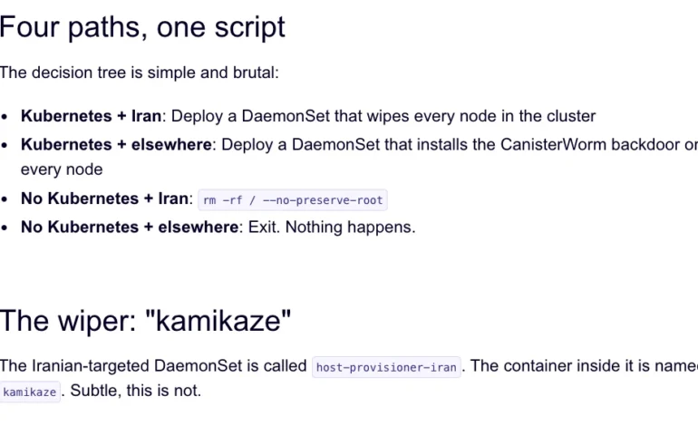 TeamPCP Cybercrime Group Leverages Worm and Supply Chain Attacks to Target Iran and Compromise Cloud Infrastructure